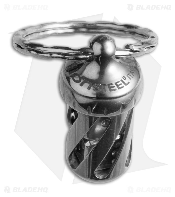 LionSteel Acorn Dice Keychain (Steel) DDIN