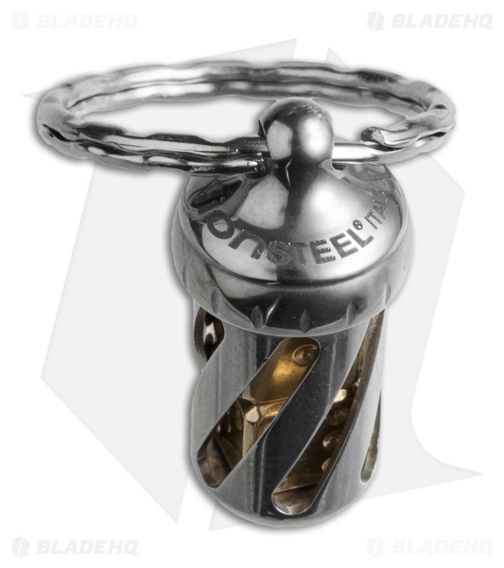 LionSteel Acorn Dice Keychain (Brass) DDOT