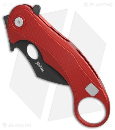 LionSTEEL L.E. One Mid Frame Lock Karambit Knife Red Al (2.3" PVD)