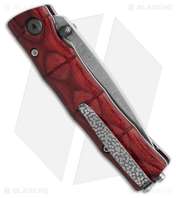 Mcusta Take Knife Seki Japan Damascus & Stamina Wood Handle MC-75D