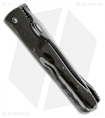 Mcusta Tactility Knife Black Corian (3.625" Satin) MC-0123