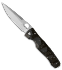 Mcusta Tactility Knife Black Corian (3.625" Satin) MC-0123