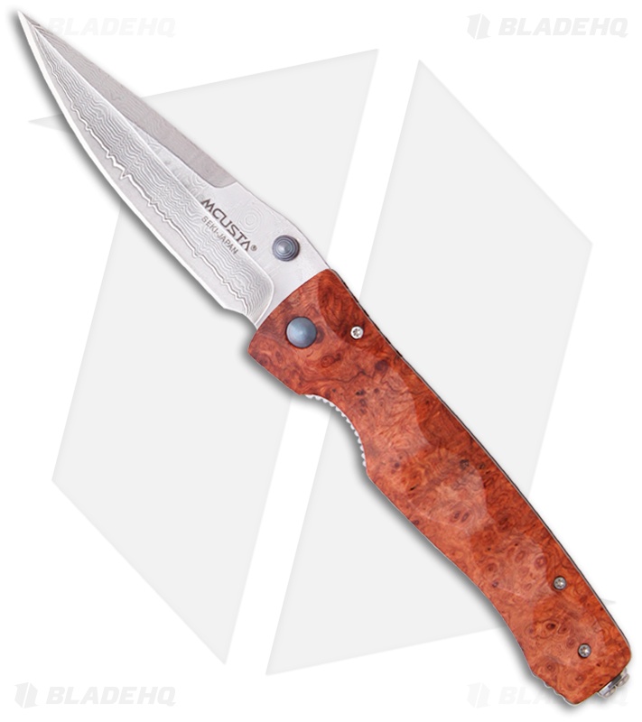 Mcusta Tactility Knife Quincy Wood (Damascus) MC-124D Seki Japan