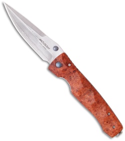 Mcusta Tactility Knife Quincy Wood (Damascus) MC-124D Seki Japan