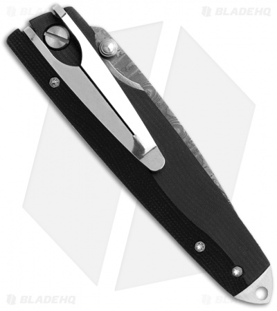 Mcusta Gentleman's Series Knife w/ Black Micarta (2.75" Damascus) MC-52D