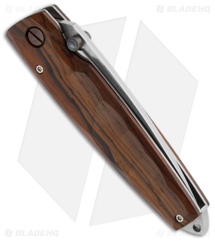 Mcusta Tsuchi Liner Lock Knife Cocobolo (2.75" Damascus) MC-77D
