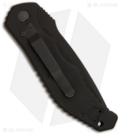 Meyerco 18 X-Ray Tanto Automatic Knife (3.8" Black Serr) MFXRAY3