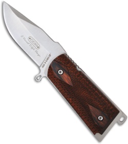 Meyerco Darrel Ralph Assisted Opening 45 Knife w/ Wood Handle (3.8" Satin)