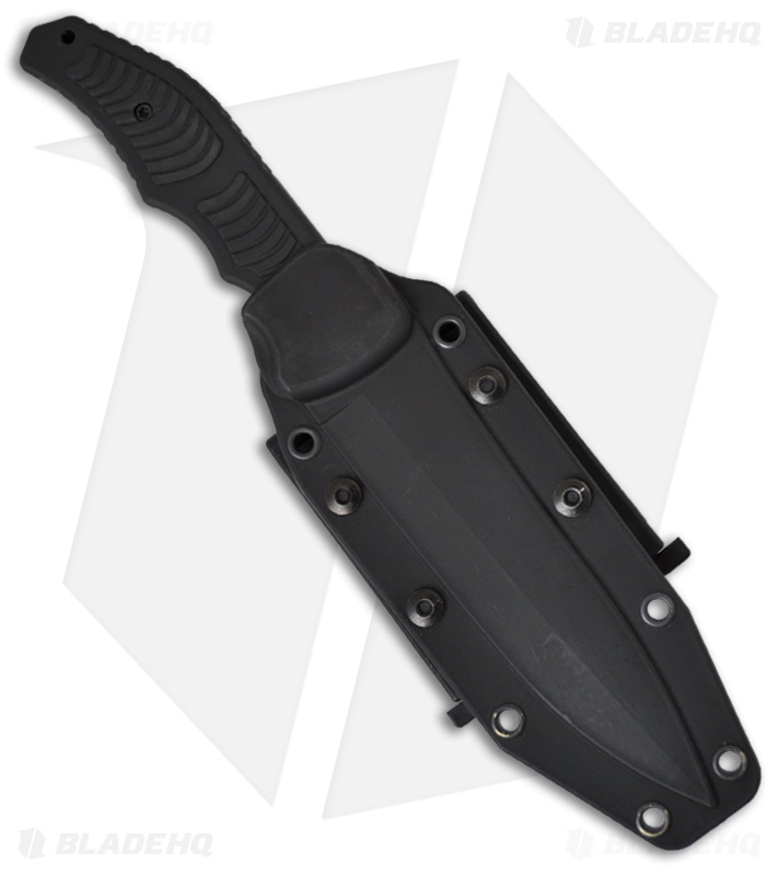 Meyerco DDR 18 X-Ray Drop Point Fixed Blade Knife (5.75" Black)