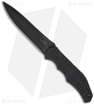Meyerco DDR 18 X-Ray Drop Point Fixed Blade Knife (5.75" Black)