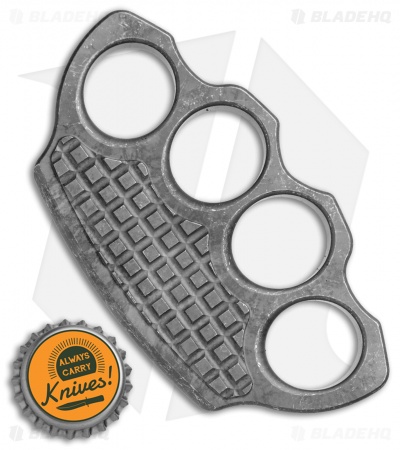 Microtech Marfione Hand Tank Four-Finger Knuckle Paperweight (Fallout Finish Ti)