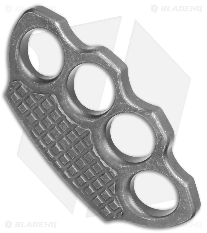Microtech Marfione Hand Tank Four-Finger Knuckle Paperweight (Fallout Finish Ti)