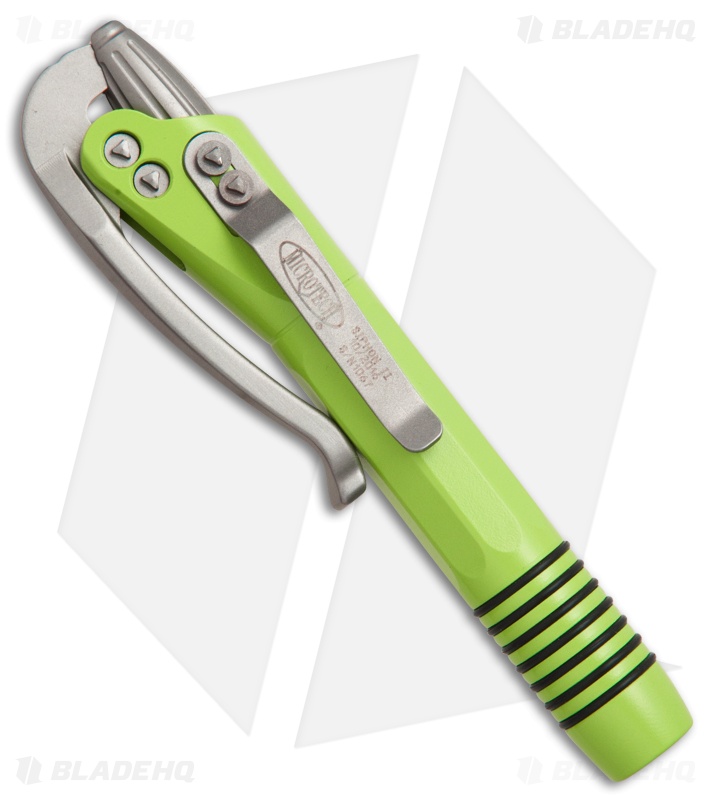 Microtech Siphon II Pen Lime Green Stainless Steel
