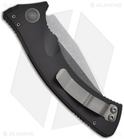 Vintage Microtech Amphibian Automatic Knife (3.5" Stonewash Serr) 02/2002