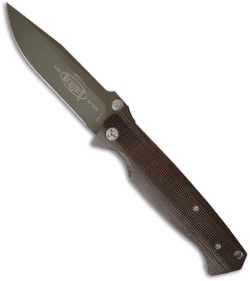 Microtech CMTX5 D/A Automatic Knife Canvas Micarta (3.5" OD Green) 10/2004