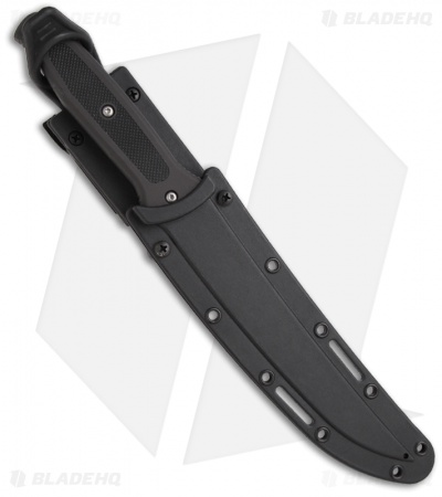 Microtech Black Marlin Filet Knife Fixed Blade (7" Black Plain) 08/2002