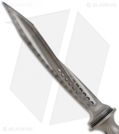 Microtech Titanium Jagdkommando Knife Fixed Blade (7.13" Bead Blast) 105-7TI