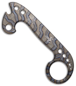 Marfione Custom T-Bot Tactical Impact Device - Flame Colored Titanium