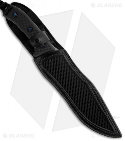 Marfione Custom Microtech Arbiter Fixed Blade Knife Carbon Fiber (8.6" Plain) #1