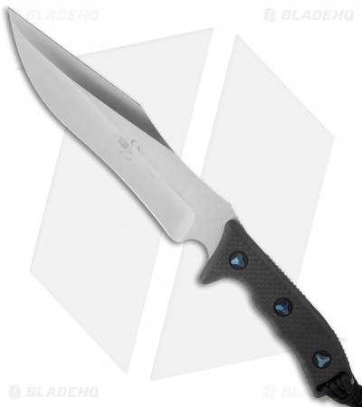 Marfione Custom Microtech Arbiter Fixed Blade Knife Carbon Fiber (8.6" Plain) #1