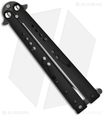 Microtech Dragonfly Balisong Butterfly Knife (3.75" Stonewash Plain) 