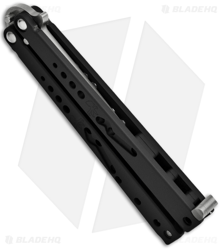 Microtech Dragonfly Balisong Butterfly Knife (3.75" Stonewash Plain) 