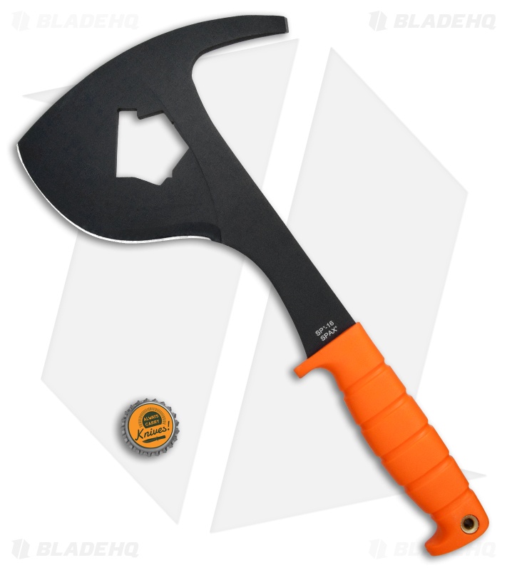 OKC Spec Plus SP16 SPAX Tool Fixed Blade Axe Orange Handle