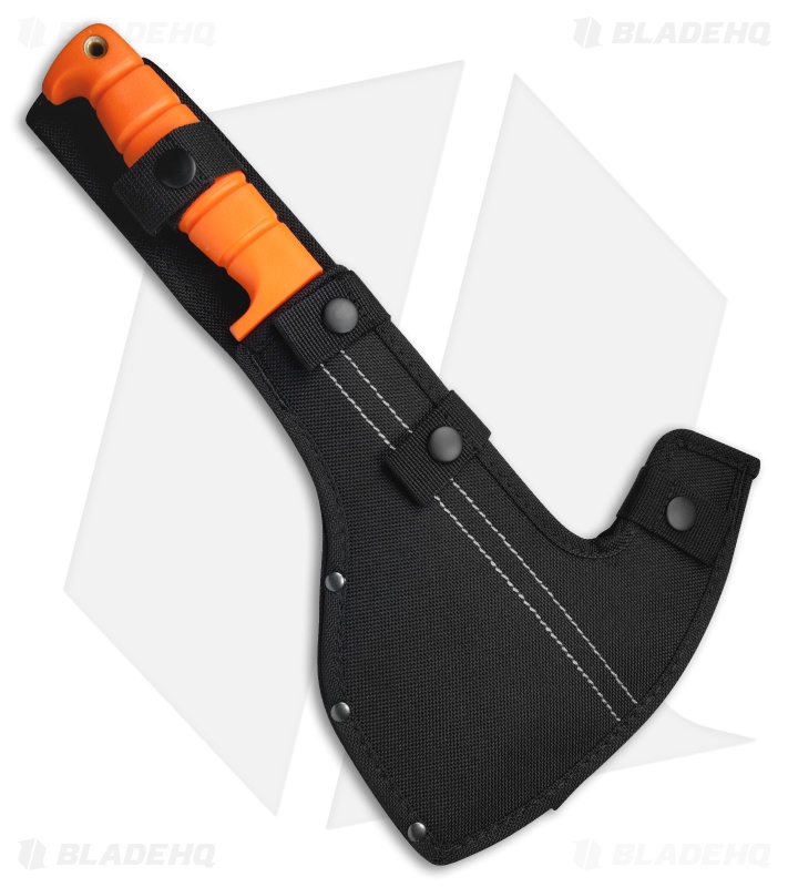 OKC Spec Plus SP16 SPAX Tool Fixed Blade Axe Orange Handle - Blade HQ