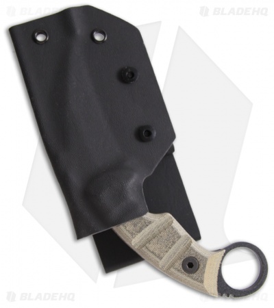 Ontario Ranger Karambit EOD Knife w/ Micarta Handle (3.5" Black) 9466