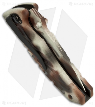 Ontario Extreme Military XM-1 Folding Knife Desert Camo (3.38" Serr) 8765