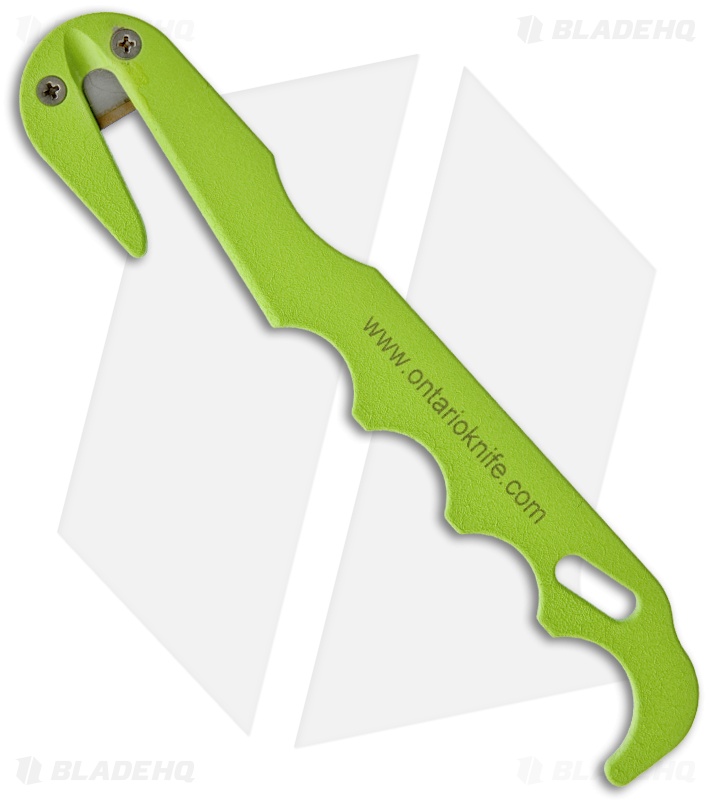 Ontario Safety Green Econo Model Strap Cutter w/ Sheath 1420
