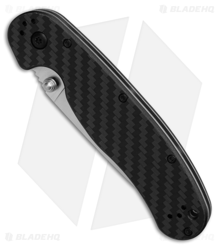 Ontario RAT Model 1.5 MagnaCut Liner Lock Knife Blk Carbon Fiber (3.25" Satin)