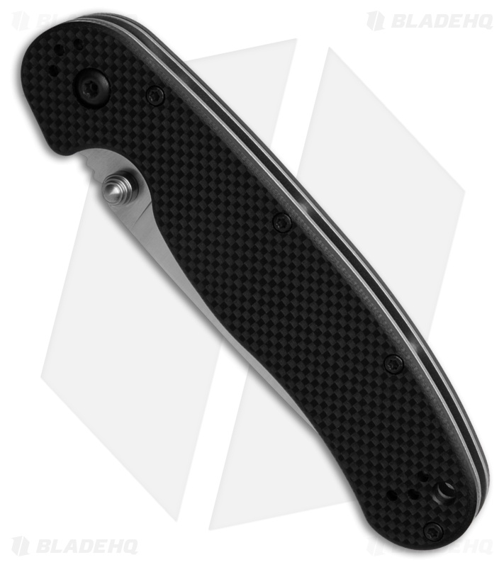 Ontario RAT Model 1.5 MagnaCut Liner Lock Knife Black G-10 (3.25" Satin) 