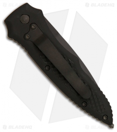 Paragon Cobra Tactical Automatic Knife (3.5" Black Serr)