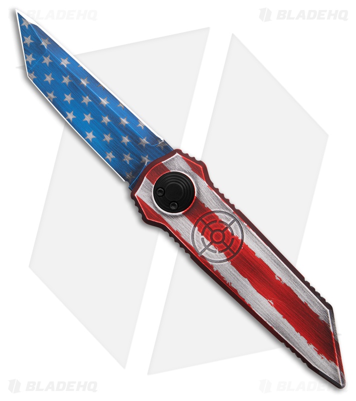 Paragon D/E Tanto Dredd Lock Knife Americana Cerakote Aluminum (4" Americana)