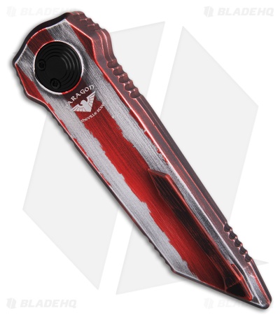 Paragon D/E Tanto Dredd Lock Knife Americana Cerakote Aluminum (4" Americana)