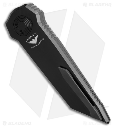 Paragon D/E Tanto Knife Black Cerakote Al Raindrop Gomai