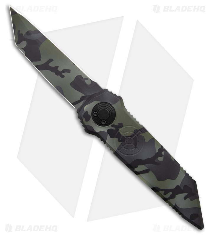 Paragon D/E Tanto Dredd Lock Knife Jungle Cerakote Aluminum (4" Jungle)