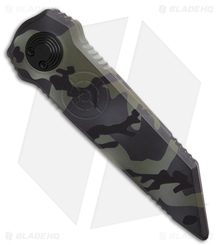 Paragon D/E Tanto Dredd Lock Knife Jungle Cerakote Aluminum (4" Jungle)