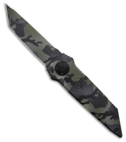 Paragon D/E Tanto Dredd Lock Knife Jungle Cerakote Aluminum (4" Jungle)