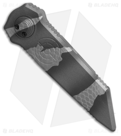 Paragon D/E Tanto Dredd Lock Knife Snake Skin Camo Aluminum (4" Snake Skin Camo)