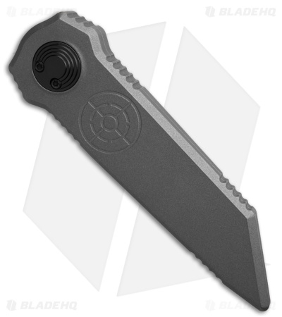 Paragon D/E Tanto Dredd Lock Knife Sniper Gray Titanium (4" Baker Forge Dam)
