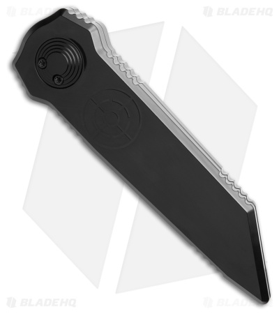 Paragon D/E Tanto Dredd Lock Knife Black Cerakote Aluminum (4" Two-Tone)