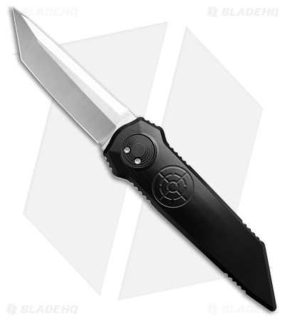 Paragon D/E Tanto Dredd Lock Knife Black Cerakote Aluminum (4" Satin)