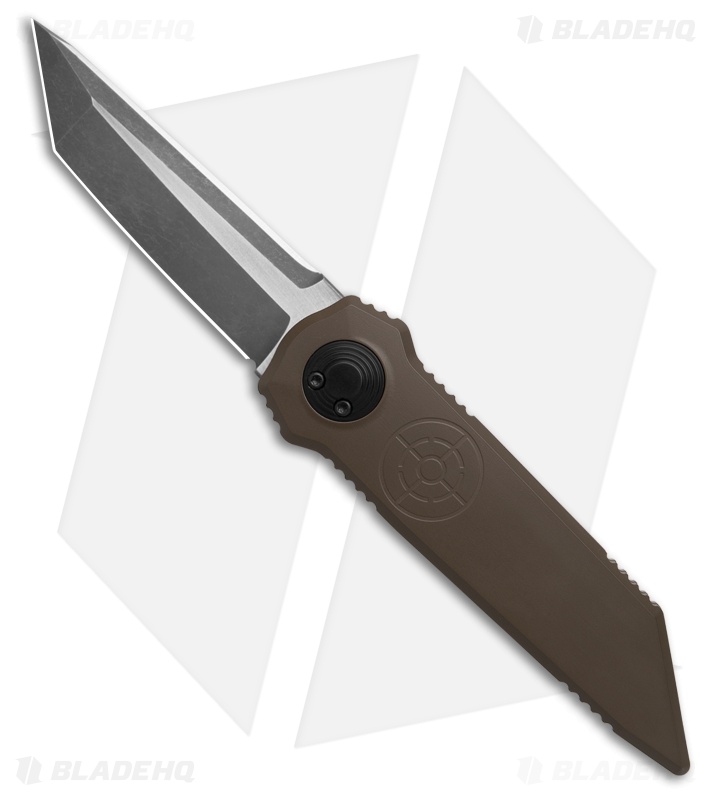 Paragon Dredd Lock Knife D/E Dark Earth Aluminum (4" Two Tone)