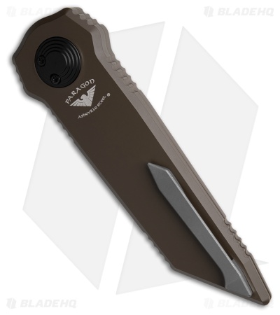 Paragon Dredd Lock Knife D/E Dark Earth Aluminum (4" Two Tone)