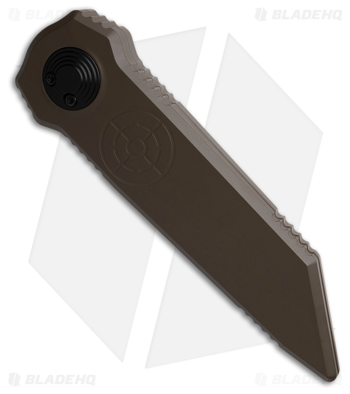 Paragon Dredd Lock Knife D/E Dark Earth Aluminum (4" Two Tone)