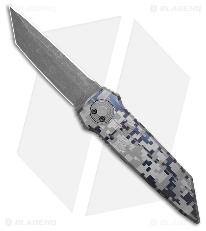 Paragon Dredd Lock Knife D/E Digital Camo Titanium (4" Distressed)