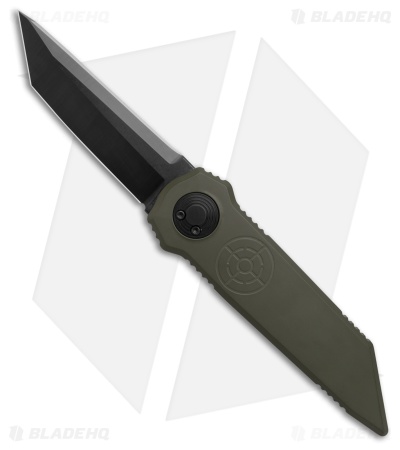 Paragon Dredd Lock Knife D/E OD Green Aluminum (4" Black)