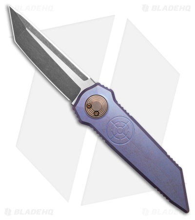 Paragon Dredd Lock Knife D/E Purple Titanium